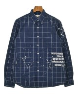 uniform experiment（ユニフォームエクスペリメント）カジュアルシャツ 紺 サイズ:1(S位) メンズ/2200640370084