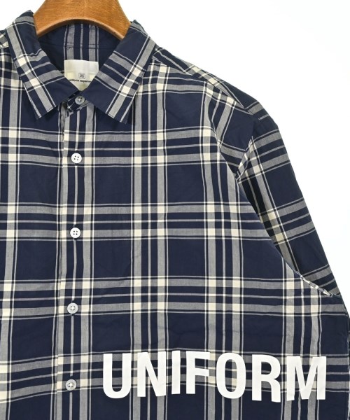uniform experiment（ユニフォームエクスペリメント）カジュアルシャツ 紺 サイズ:1(S位) メンズ/2200640370091