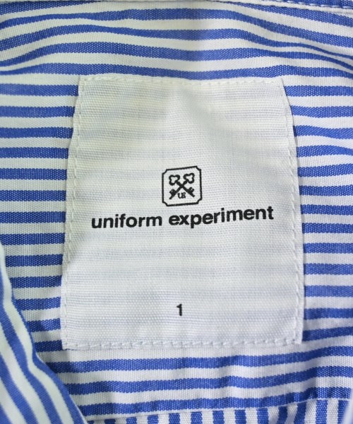 uniform experiment（ユニフォームエクスペリメント）カジュアルシャツ 青 サイズ:1(S位) メンズ/2200640370107