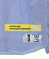uniform experiment（ユニフォームエクスペリメント）カジュアルシャツ 青 サイズ:1(S位) メンズ/2200640370107