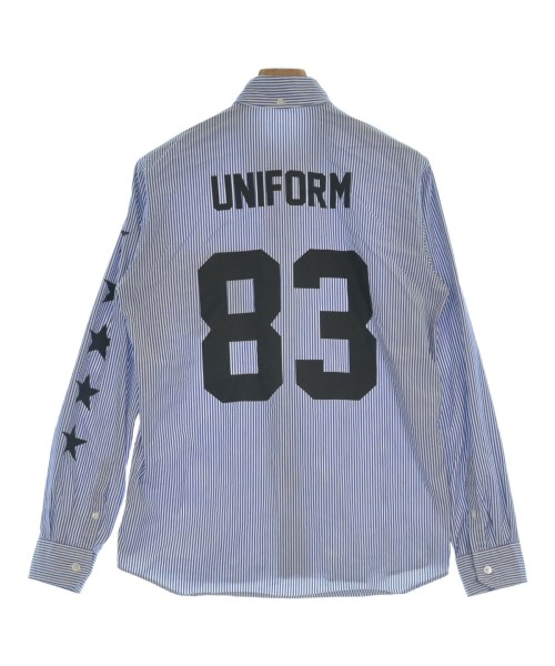 uniform experiment（ユニフォームエクスペリメント）カジュアルシャツ 青 サイズ:1(S位) メンズ/2200640370138