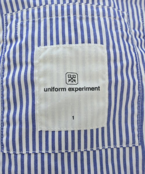 uniform experiment（ユニフォームエクスペリメント）カジュアルシャツ 青 サイズ:1(S位) メンズ/2200640370138