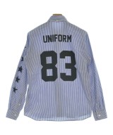 uniform experiment（ユニフォームエクスペリメント）カジュアルシャツ 青 サイズ:1(S位) メンズ/2200640370138