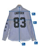uniform experiment（ユニフォームエクスペリメント）カジュアルシャツ 青 サイズ:1(S位) メンズ/2200640370138