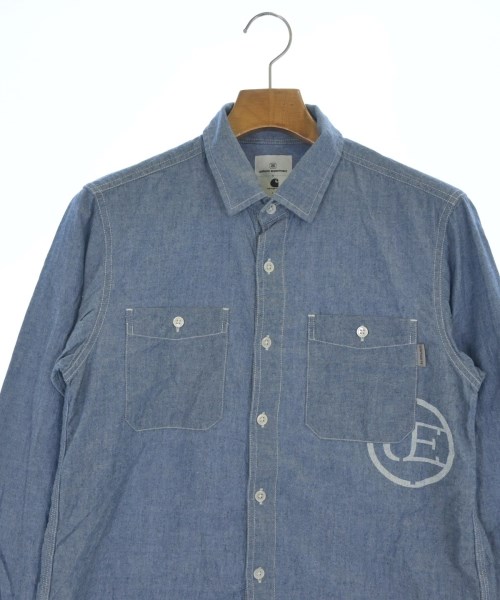 uniform experiment（ユニフォームエクスペリメント）カジュアルシャツ 青 サイズ:1(S位) メンズ/2200640370176