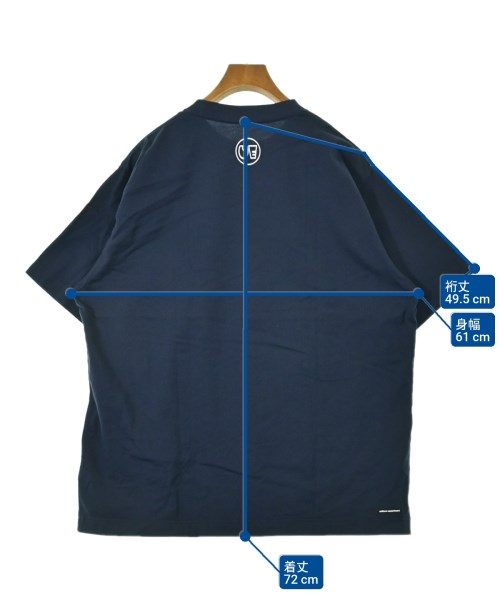 uniform experiment（ユニフォームエクスペリメント）Tシャツ・カットソー 紺 サイズ:3(L位) メンズ/2200640606138