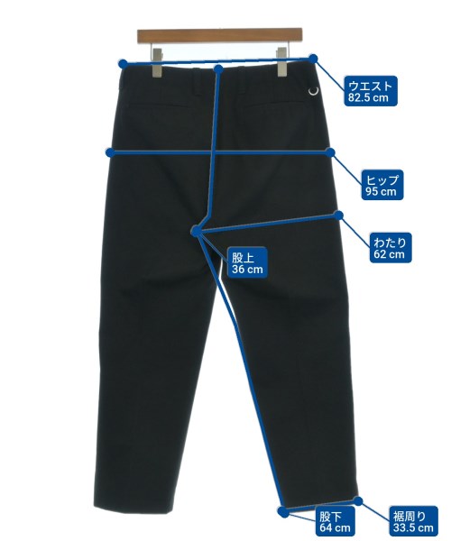 uniform experiment（ユニフォームエクスペリメント）スラックス 黒 サイズ:2(M位) メンズ/2200640801229