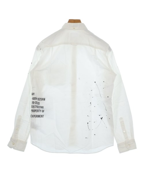 uniform experiment（ユニフォームエクスペリメント）カジュアルシャツ 白 サイズ:1(S位) メンズ/2200631692041