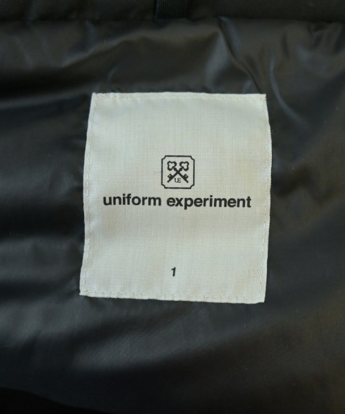 uniform experiment（ユニフォームエクスペリメント）ダウンコート 黒 サイズ:1(S位) メンズ/2200643483019