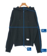 uniform experiment（ユニフォームエクスペリメント）パーカー 黒 サイズ:1(S位) メンズ/2200643483040