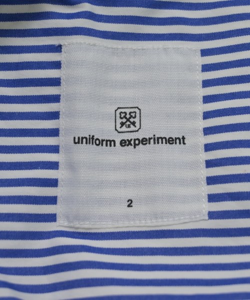 uniform experiment（ユニフォームエクスペリメント）カジュアルシャツ 青 サイズ:2(M位) メンズ/2200632209286