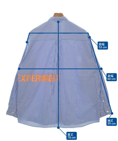 uniform experiment（ユニフォームエクスペリメント）カジュアルシャツ 青 サイズ:2(M位) メンズ/2200632209286