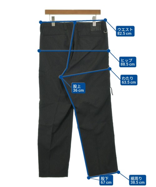 uniform experiment（ユニフォームエクスペリメント）スラックス 黒 サイズ:3(L位) メンズ/2200632209330