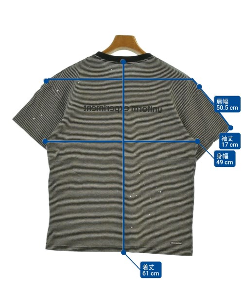 uniform experiment（ユニフォームエクスペリメント）Tシャツ・カットソー 黒 サイズ:1(S位) メンズ/2200643915053