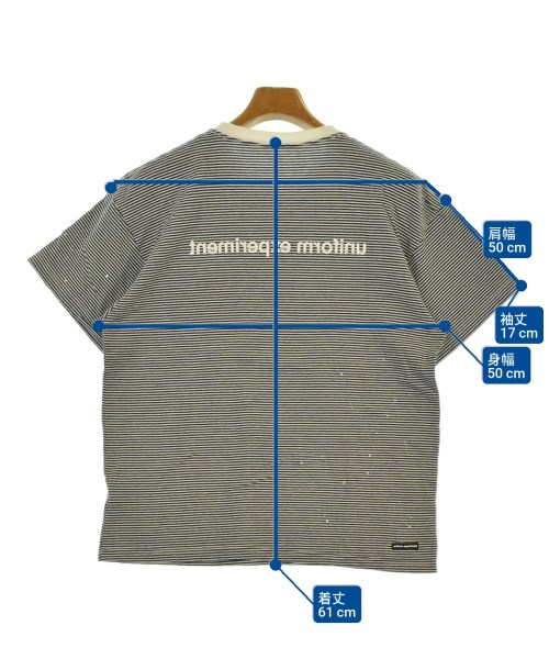 uniform experiment（ユニフォームエクスペリメント）Tシャツ・カットソー 黒 サイズ:1(S位) メンズ/2200643915060