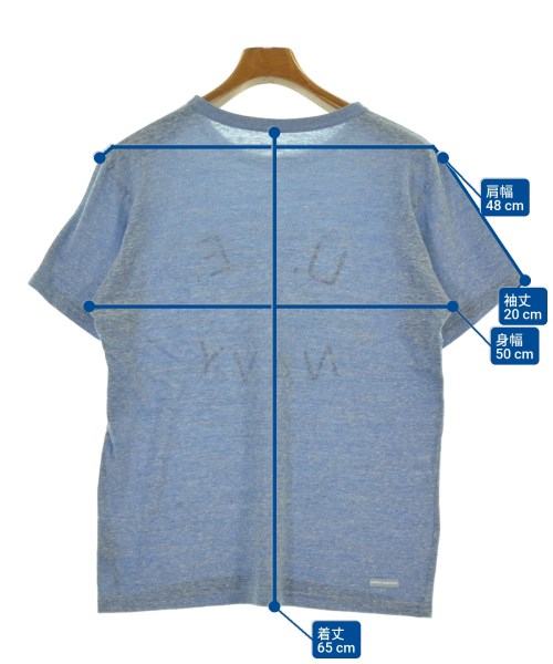 uniform experiment（ユニフォームエクスペリメント）Tシャツ・カットソー 青 サイズ:1(S位) メンズ/2200643982178