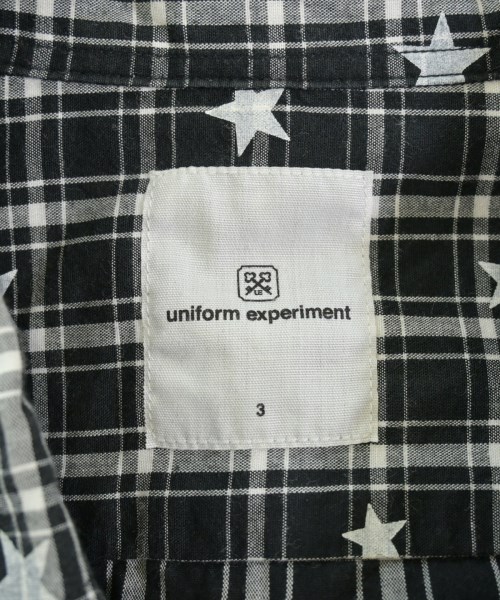 uniform experiment（ユニフォームエクスペリメント）カジュアルシャツ 黒 サイズ:3(L位) メンズ/2200573858031