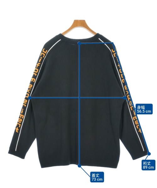 uniform experiment（ユニフォームエクスペリメント）ニット・セーター 黒 サイズ:2(M位) メンズ/2200533877058