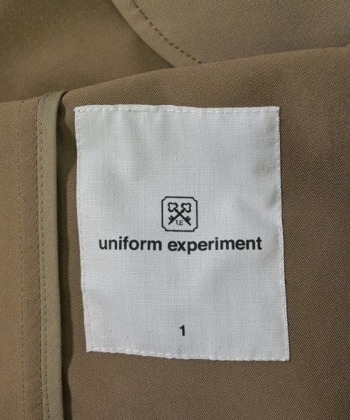 uniform experiment（ユニフォームエクスペリメント）ジャケット ベージュ サイズ:1(S位) メンズ/2200532333074