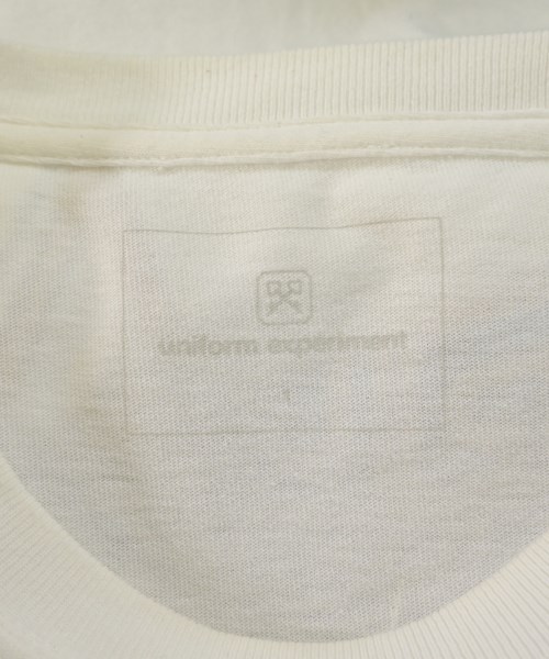 uniform experiment（ユニフォームエクスペリメント）Tシャツ・カットソー 白 サイズ:1(S位) メンズ/2200532333203
