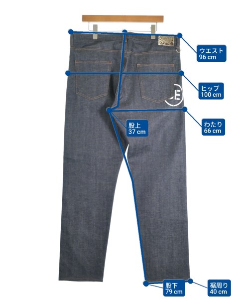 uniform experiment（ユニフォームエクスペリメント）デニムパンツ 紺 サイズ:4(XL位) メンズ/2200537024045