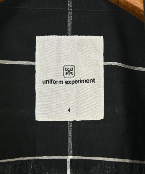 uniform experiment（ユニフォームエクスペリメント）カジュアルシャツ 黒 サイズ:4(XL位) メンズ/2200542920097