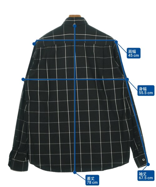 uniform experiment（ユニフォームエクスペリメント）カジュアルシャツ 黒 サイズ:4(XL位) メンズ/2200542920097
