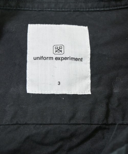 uniform experiment（ユニフォームエクスペリメント）カジュアルシャツ 黒 サイズ:3(L位) メンズ/2200536669070