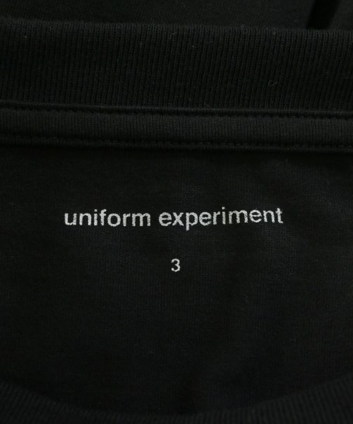 uniform experiment（ユニフォームエクスペリメント）Tシャツ・カットソー 黒 サイズ:3(L位) メンズ/2200533805075