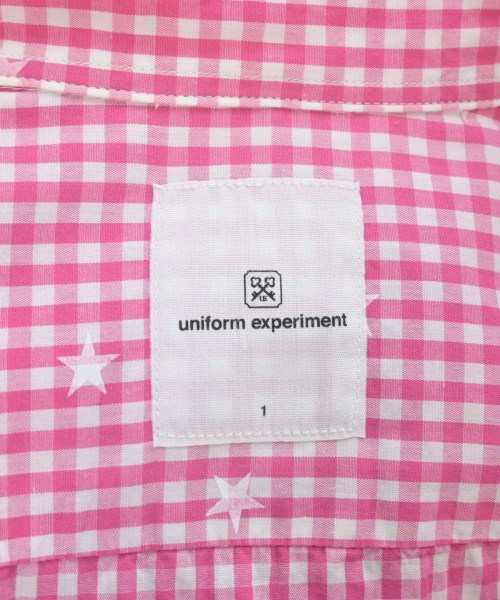 uniform experiment（ユニフォームエクスペリメント）カジュアルシャツ ピンク サイズ:1(S位) メンズ/2200534823054