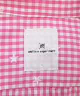 uniform experiment（ユニフォームエクスペリメント）カジュアルシャツ ピンク サイズ:1(S位) メンズ/2200534823054