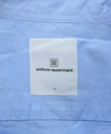 uniform experiment（ユニフォームエクスペリメント）カジュアルシャツ 青 サイズ:1(S位) メンズ/2200534823085