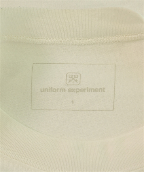 uniform experiment（ユニフォームエクスペリメント）Tシャツ・カットソー 白 サイズ:1(S位) メンズ/2200535178061