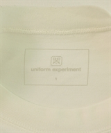 uniform experiment（ユニフォームエクスペリメント）Tシャツ・カットソー 白 サイズ:1(S位) メンズ/2200535178061