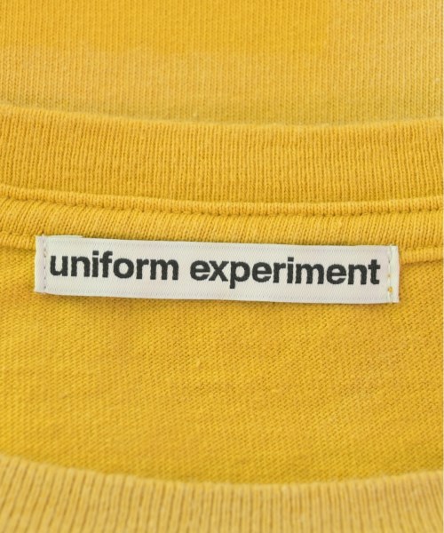 uniform experiment（ユニフォームエクスペリメント）Tシャツ・カットソー 黄 サイズ:1(S位) メンズ/2200535178092
