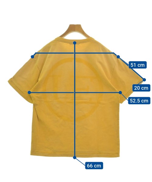 uniform experiment（ユニフォームエクスペリメント）Tシャツ・カットソー 黄 サイズ:1(S位) メンズ/2200535178092