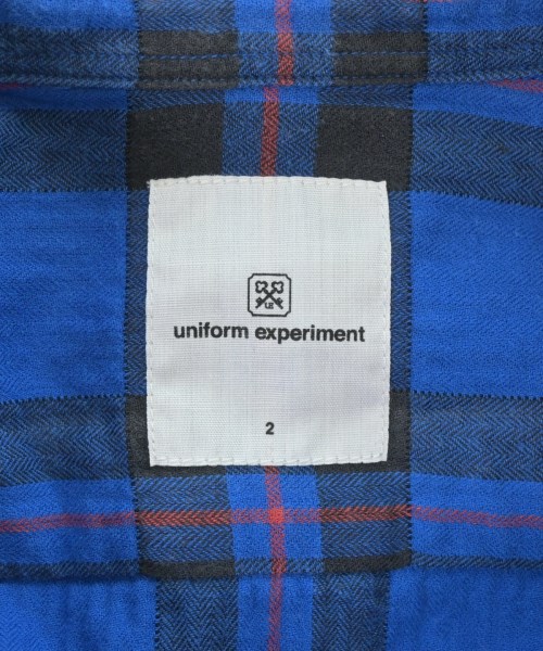 uniform experiment（ユニフォームエクスペリメント）カジュアルシャツ 青 サイズ:2(M位) メンズ/2200543824158