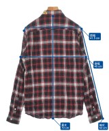 uniform experiment（ユニフォームエクスペリメント）カジュアルシャツ 赤 サイズ:1(S位) メンズ/2200543824165