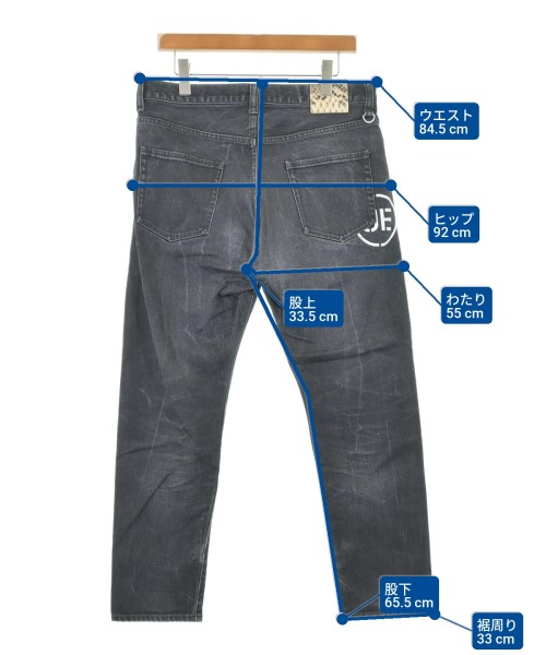 uniform experiment（ユニフォームエクスペリメント）デニムパンツ 黒 サイズ:2(M位) メンズ/2200625244041