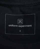 uniform experiment（ユニフォームエクスペリメント）Tシャツ・カットソー 黒 サイズ:4(XL位) メンズ/2200618232079