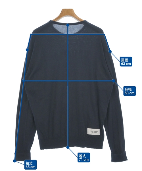 uniform experiment（ユニフォームエクスペリメント）ニット・セーター 紺 サイズ:4(XL位) メンズ/2200628040039