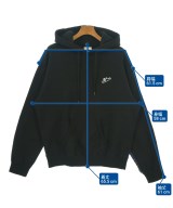uniform experiment（ユニフォームエクスペリメント）パーカー 黒 サイズ:1(S位) メンズ/2200629137035
