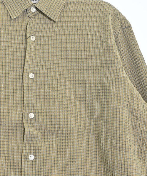 uniform experiment（ユニフォームエクスペリメント）カジュアルシャツ 緑 サイズ:1(S位) メンズ/2200619071165