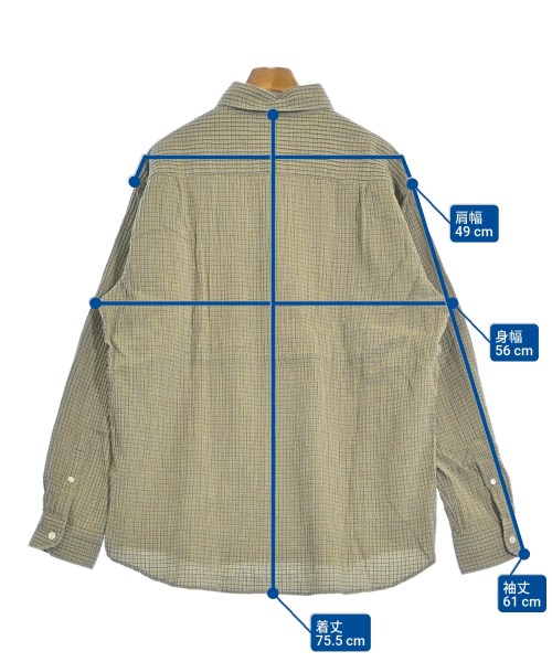 uniform experiment（ユニフォームエクスペリメント）カジュアルシャツ 緑 サイズ:1(S位) メンズ/2200619071165