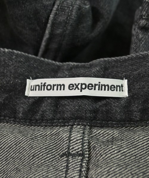 uniform experiment（ユニフォームエクスペリメント）デニムパンツ 黒 サイズ:1(S位) メンズ/2200619071257