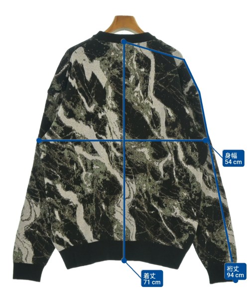 uniform experiment（ユニフォームエクスペリメント）ニット・セーター 黒 サイズ:3(L位) メンズ/2200619071295