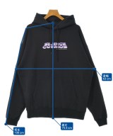 uniform experiment（ユニフォームエクスペリメント）パーカー 黒 サイズ:4(XL位) メンズ/2200626776091