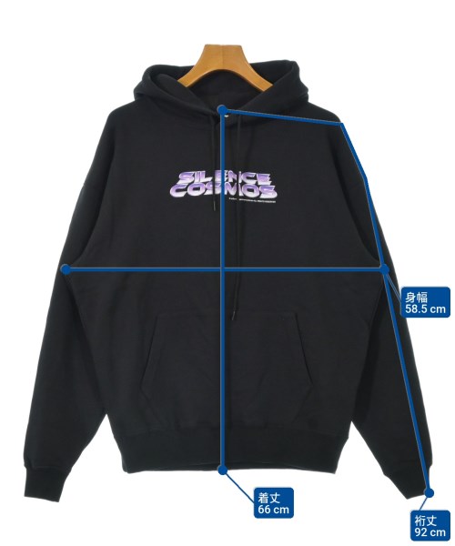 uniform experiment（ユニフォームエクスペリメント）パーカー 黒 サイズ:1(S位) メンズ/2200626776107