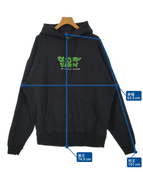 uniform experiment（ユニフォームエクスペリメント）パーカー 黒 サイズ:4(XL位) メンズ/2200626776121