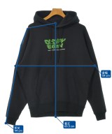 uniform experiment（ユニフォームエクスペリメント）パーカー 黒 サイズ:1(S位) メンズ/2200626776138